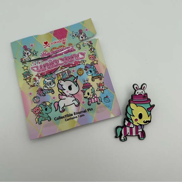 Tokidoki Carnival Unicorno Collectable Enamel Pin - Picture 2 of 5